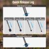 SIRUI Carbon Fiber Tripod Lightweight 2lbs with Panoramic Fluid Head, 59.8 Compact Camera Tripod Quick Release Leg Setup, Reversible Center Column, Reverse Folding Legs, Max Load 11lbs - Traveler X view 4