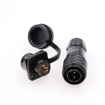 Eonvic WEIPU 2 Pin SA1210/P+SA1213/S Industrial Square Waterproof Power Connector Aviation LED Solar Power Circular Electronics Push Pull Connector 250V 13A