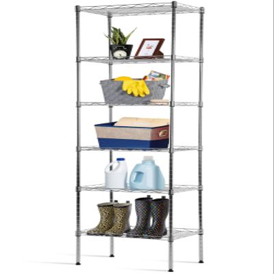 YYkokocat 6 Tier Wire Shelving Unit, Adjustable Shelves16.7X 11.8 x 63