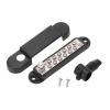 48VDC Bus Bars Heavy Duty,Power Distribution Bus Bar,20A BusBar Box,Busbars,250ADC Black Nickel Plated Brass Low Resistance,Good Conductivity Power Distribution Block, Power Distribution Bus Bar, view 1