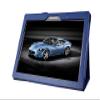 INSOLKIDON Compatible with Case for Lenovo tab2 A10-70F 10.1 inch Tablet, Ultra Slim Lightweight TPU Leather Cover Case with Stand Tablet Shockproof Rugged Case with Auto Sleep/Wake (Navy Blue) view 3