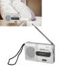 Portable AM FM Radio with Best Reception, Battery Operated, 5W Speaker Lasting Pocket Transistor Radio with Earphone Jack for Home Outdoor Silver Gray view 4