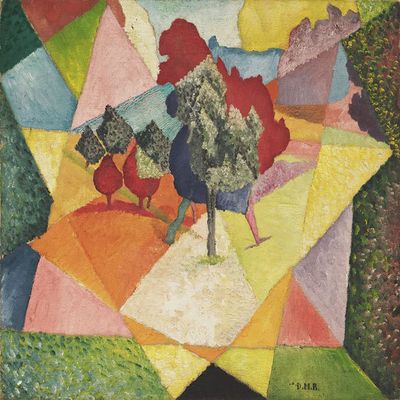 Diego Rivera : Cubist Landscape : 1912 : Archival Quality Art Print