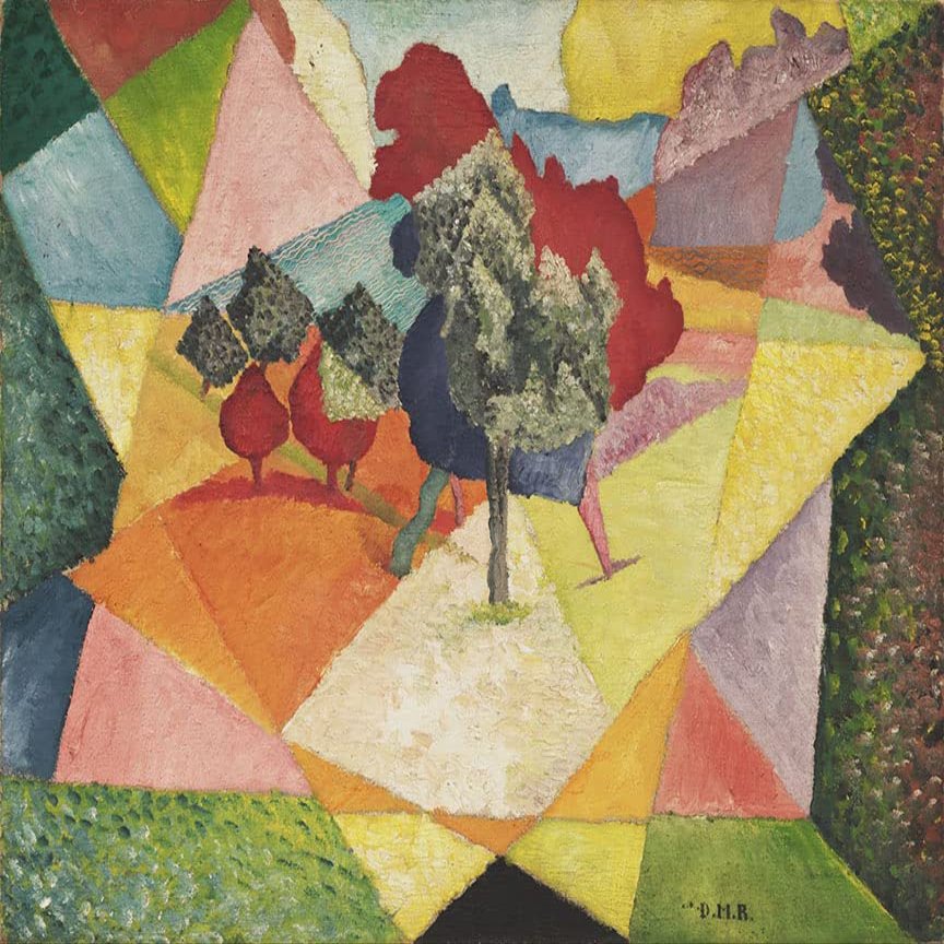 Diego Rivera : Cubist Landscape : 1912 : Archival Quality Art Print