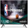 Hisense A4 Series 32-Inch FHD 1080p Smart Android TV with DTS Virtual X, Game & Sports Modes, Chromecast Built-in, Alexa Compatibility (32A4FH, 2022 Model),Black view 1
