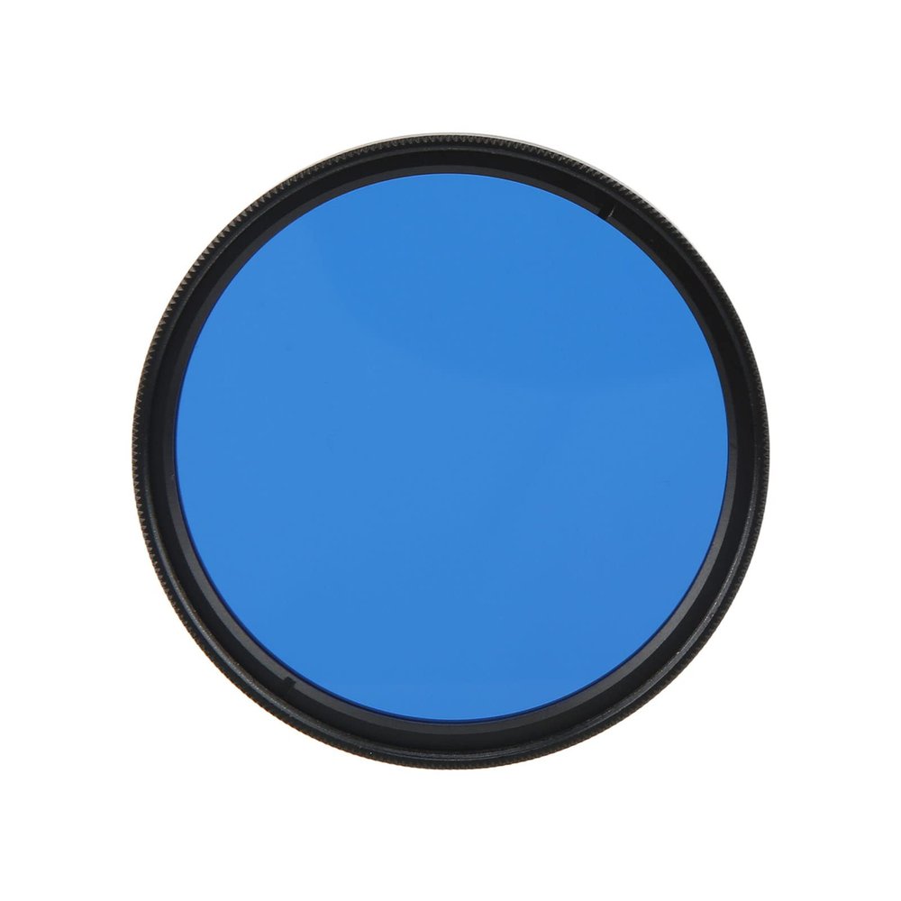 52mm Camera Lens Filter, Optical Glass Camera Lens Filter Suitable for for Digital Cameras Series(Blue)