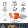 American Safety Glove Latex Disposable Low Protein Natural Rubber Non-Allergy 7 MIL 2 Boxes of 100 each (Medium, 200, Count) view 3
