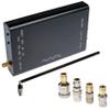 NooElec HackRF Complete Bundle - Genuine HackRF One Software Defined Radio (SDR) with 0.5PPM TCXO in a Custom Black Aluminum Enclosure. ANT500, USB Cable & SMA Adapter Bundle Included view 1