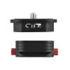 Andoer Multi-Functional Mini Ball Head 360 Degrees Rotatable Aluminum Alloy Ballhead Adapter Tripod Head 1/4 Inch Screw & Cold S view 2