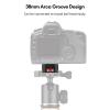 Andoer Multi-Functional Mini Ball Head 360 Degrees Rotatable Aluminum Alloy Ballhead Adapter Tripod Head 1/4 Inch Screw & Cold S view 4
