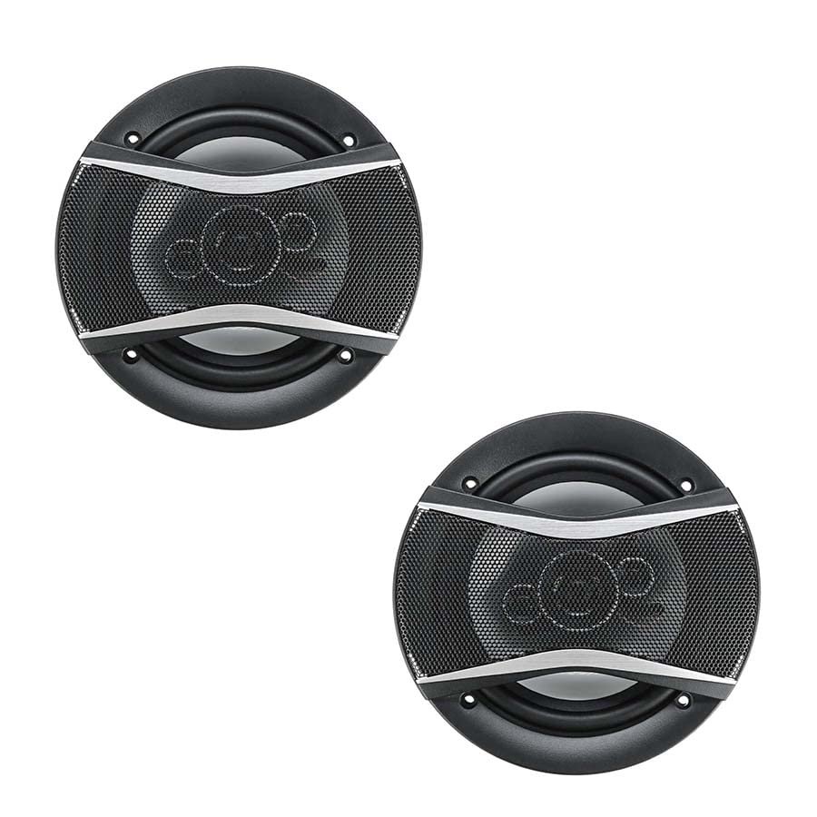 Acaigel 2pcs 6" 650W 91dB 12V Car Door Audio Music Stereo HiFi Coaxial Speakers with Cover