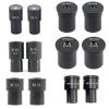 Microscope Kit 1 Pair Wide-Angle Eyepiece WF5X 10X 16X 20X 25X 30X Microscopio, Eyepiece 23.2mm Biological Stereo Microscope Microscope Lens Adapters (Color : WF5X) view 2