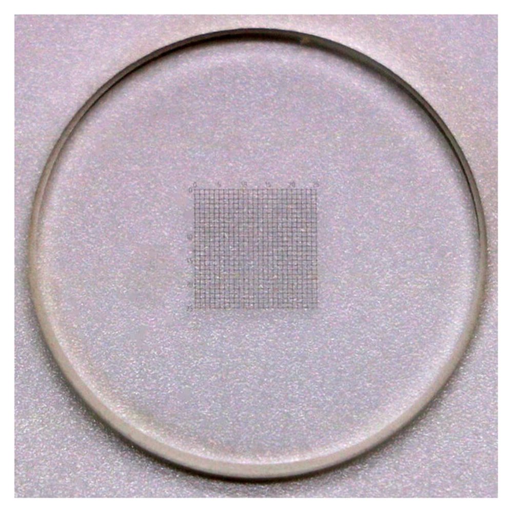 Microscope Kit C1 - C7 Optical Glass Microscope Calibration Slides Eyepiece Reticle Ruler Microscope Lens Adapters (Color : 1PC C6)