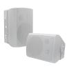 Herdio 6.5 Inch 400W Indoor Outdoor Speakers Wired Waterproof Passive with Powerful Bass,Wall Mount Speakers for Patio Garage Covered Deck,All-Weather Durability(Pair,White) view 1