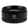 RADHAX Microscope Kit 0.5X 0.7X 1X 2.0X Auxiliary Objective Lens for Zoom Stereo Microscope Thread 48mm Microscope Lens Adapters (Color : 2.0X 0.5X) view 2