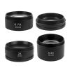 RADHAX Microscope Kit 0.5X 0.7X 1X 2.0X Auxiliary Objective Lens for Zoom Stereo Microscope Thread 48mm Microscope Lens Adapters (Color : 2.0X 0.5X) view 4