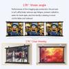 Projector Screen 60" Movie Screen with 16:9 HD 4K Pull Down Projection Screen for Home Cinema Party Conference School, Easy Assemble & Put Away (Size : 60in 16:9) view 3