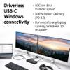 Kensington Triple Display USB-C Docking Station with 100W PD for Dell, HP, Lenovo, Acer, ASUS, Razer, Surface (Black) view 2