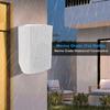 Herdio 6.5 Inches Outdoor Speakers Wired Waterproof Passive,Wall Mount Speakers with 800 Watts Powerful Bass for Home Patio Garden Covered Deck,All-Weather Durability,White(2 Pairs) view 3