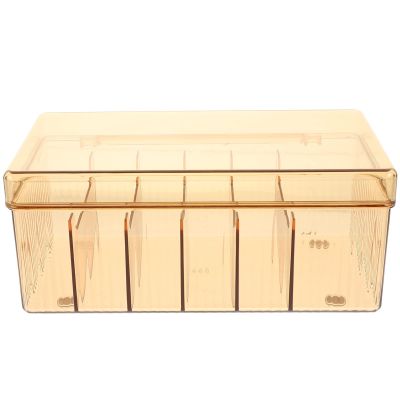 DECHOUS Wire Organizer Bin Multi-compartment Charger Cord Holder Easy Access Electronics Organizer