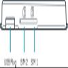 Cradlepoint MC400 Modem Upgrade for E300/E3000 | BF-MC400-5GB | 5G/4G LTE Cat 20 | Dual 4FF SIM Slots | Includes Antennas view 4