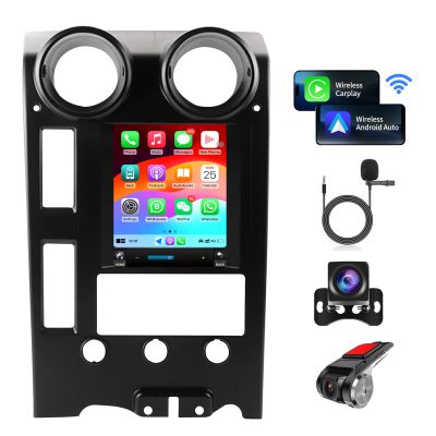 Car Radio for Hummer H2 2002-2007 Replacement Upgrade 8 Core Stereo Carplay Android Auto 9.7 Inch Touch Screen GPS Navigation Head Unit Bluetooth WiFi Backup Camera