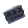Acaigel Open Air Mining Rig Case Frame w/ 10 Fans for ATX PSU 6u 6 Graphics Card Holder view 3