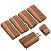 32GB Wood Flash Drive 3.0 5 Pack, FEWINA Rectangle Walnut Wooden Thumb Drive 32 GB USB Stick Gig Stick USB3.0 Memory Stick Jump Drive for Backup Picturs/Videos Ideal Gift (5PCS / Walnut) view 1