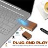 32GB Wood Flash Drive 3.0 5 Pack, FEWINA Rectangle Walnut Wooden Thumb Drive 32 GB USB Stick Gig Stick USB3.0 Memory Stick Jump Drive for Backup Picturs/Videos Ideal Gift (5PCS / Walnut) view 4