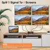 HDMI Splitter 1x4, Sorthol 1 in 4 Out HDMI Splitter Audio Video Distributor 3D & 4K x 2K Box for HDTV, STB, PS3, PS4 Pro Blu-Ray DVD Player, Projector Etc view 3