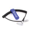 Eonvic 0B 2 Pin Right Angle to XS6 4 Pin Female Coiled Power Cable for Teradek ARRI RED SmallHD Paralinx Preston Transvideo Offhollywood Switronix Camera to Portkeys BM5 BM7 Monitor view 4