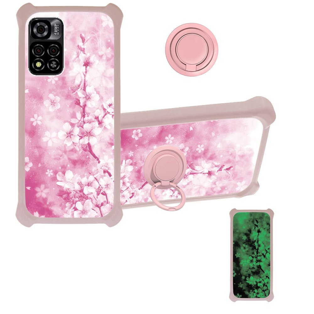 jioeuinly Sky Devices Elite Max Case Compatible with Sky Devices Elite Max Phone Case 6.5" Cover Cover [Hard PC + Soft Silicone] [360 Metal Ring Support][Luminous Effect] YGF-MH