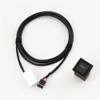 1 Set AUX Audio Input Auxiliary Interface Switch Socket + Lnput Connection Cable for Golf 5 MK6 Scirocco 5KD 035 724A view 1