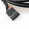 1 Set AUX Audio Input Auxiliary Interface Switch Socket + Lnput Connection Cable for Golf 5 MK6 Scirocco 5KD 035 724A view 4