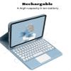 AnMengXinLing Keyboard Case for iPad (A16) 11th 2025/iPad 10th Generation, Touchpad Detachable Keyboard with Pencil Holder -Slim Leather Folio Smart Cover for iPad11/iPad10 (Sky Blue) view 4