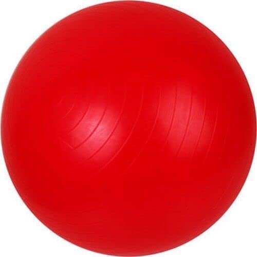 ARC-POWER for Inflatable Red Stability Exercise Fitness Workout Exercising Yoga Round Ball Gym