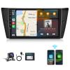2G+64G Wireless CarPlay Android Auto Android 13 Car Stereo for BMW E90 E91 E92 E93 3 Series 2005-2011, 9" Touchscreen Car Radio with HD Backup Camera GPS Navigation WiFi Bluetooth FM RDS view 1