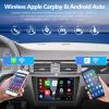 2G+64G Wireless CarPlay Android Auto Android 13 Car Stereo for BMW E90 E91 E92 E93 3 Series 2005-2011, 9" Touchscreen Car Radio with HD Backup Camera GPS Navigation WiFi Bluetooth FM RDS view 3