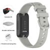 TopPerfekt Bands Compatible with Fitbit Inspire 3, Adjustable Soft Silicone Accessories Sport Strap for Women Men Bands Rock Ash Large view 3