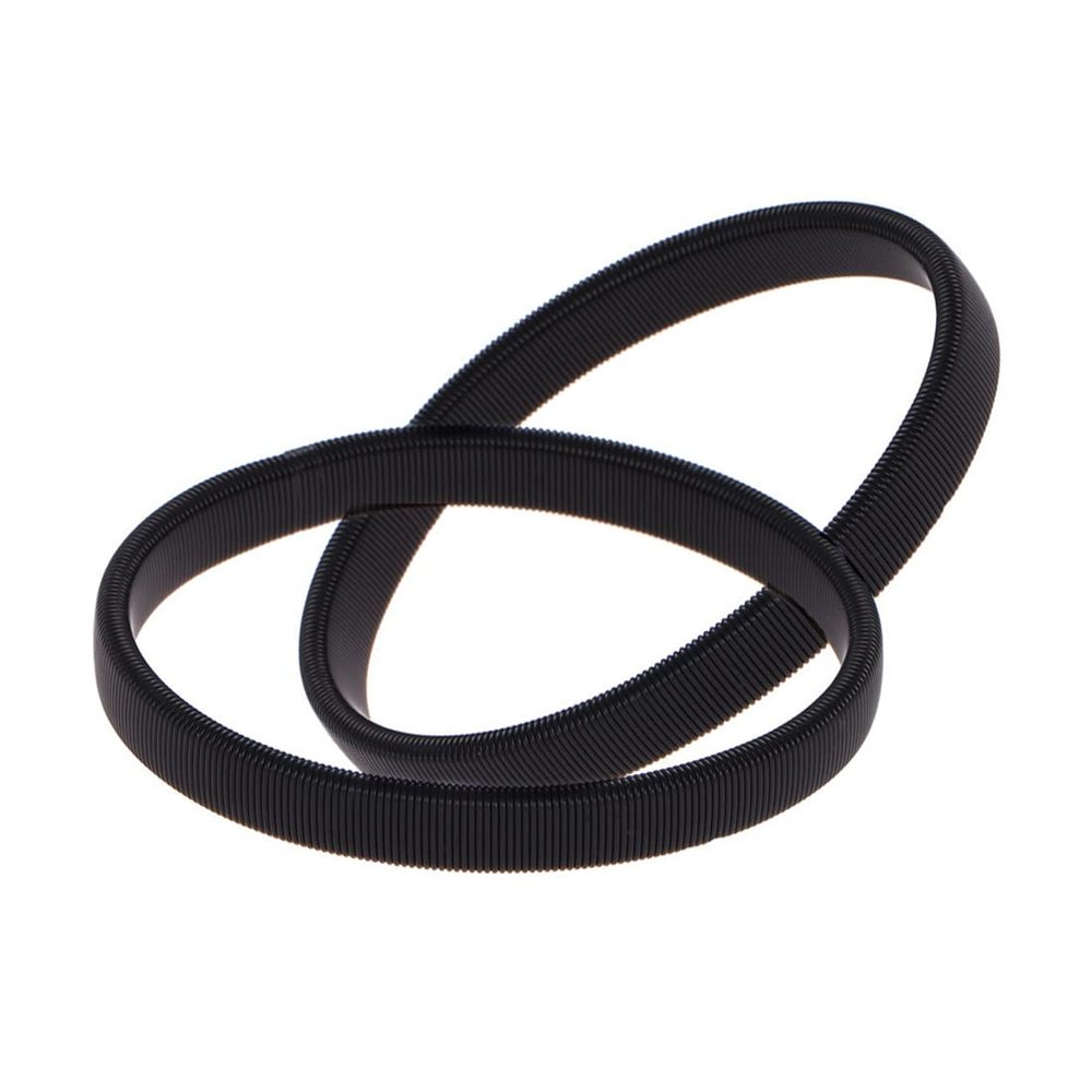 COLORFUL BLING 2-6pcs Metal Arm Band Adjustable Anti-Slip Bracelet Shirt Sleeve Holders Wrap Bangle Garters Stretch Armbands Set Gift for Men Father Husband Lover-2pcs black