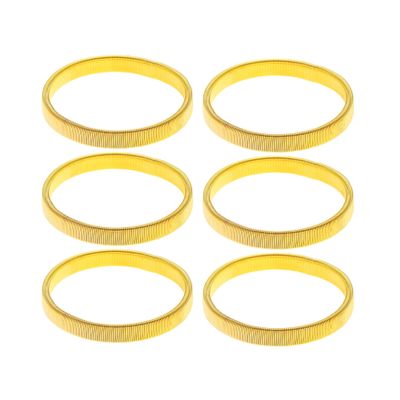 COLORFUL BLING 2-6pcs Metal Arm Band Adjustable Anti-Slip Bracelet Shirt Sleeve Holders Wrap Bangle Garters Stretch Armbands Set Gift for Men Father Husband Lover-6pcs gold