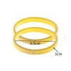 COLORFUL BLING 2-6pcs Metal Arm Band Adjustable Anti-Slip Bracelet Shirt Sleeve Holders Wrap Bangle Garters Stretch Armbands Set Gift for Men Father Husband Lover-2pcs gold view 3