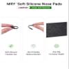 Mryok 2 Pair Replacement Nose Pieces Nose Pads for Oakley Activate OX8173 Eyeglass - Gray & Black Asian Fit view 4