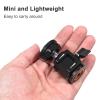 Andoer Mini Ball Head, 360 Degree Tripod Head with 1/4" Cold Shoe Connection with Double Sided Cold Shoe Mounts for DSLR Camera LED Video Light Microphone view 3