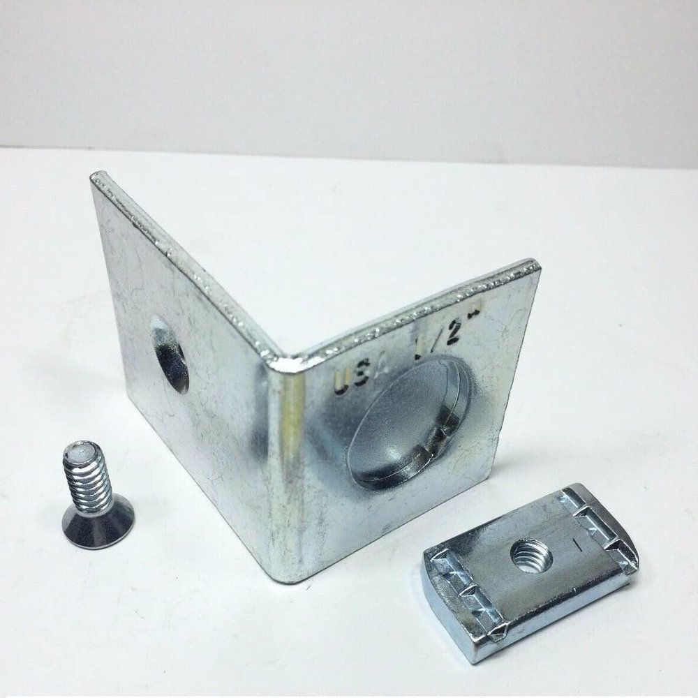 (Quantity 10) #4895 1-5/8" Raceway End Cap W/ Knock Out for Channel P1280A HQ