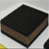 4 Anti Vibration Isolation pad Rubber/Cork 6x6x7/8 Home Audio Stereo Compressor view 1