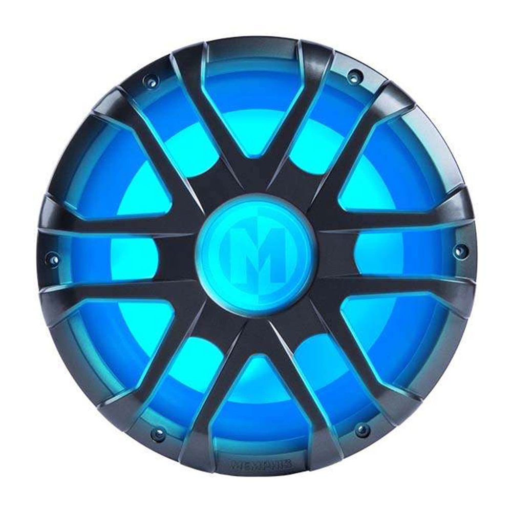 Memphis Audio MM1224 12" Marine Subwoofer with Integrated RGB LEDs and 2 or 4 Ohm Selectable Impedance