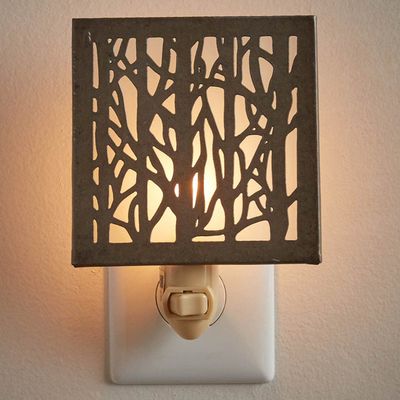 BLACK FOREST DECOR Flare Nightlight, Iron, Decorative Accent, 4 1/2" W x 2" D x 4 1/2" H