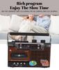 Tape Cassette Player Recorder, Classic 80s Style Portable Boombox SW1 SW2 AM FM Radio, Noiseless Stereo Speaker Retro Home Audio Stereo, Support Storage Card, USB, Antenna, Headphone Jack(US) view 2
