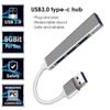 Mini USB Hub Extensions, 4 Port USB 3.0 Hub Expander, 2.0 Hub, USB Adapter Station, Ultra Slim Portable Data Hub Applicable for Laptop, iMac Pro, MacBook Air, Mac, Notebook PC view 4